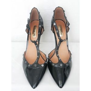 Halogen Martine Studded T-strap Pump Heel